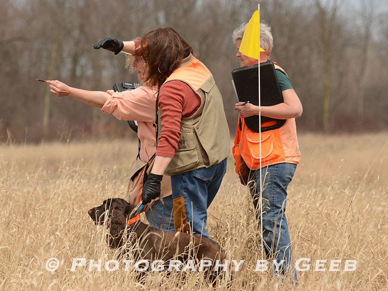 Becki Jo Hirschy and Ritz at the Hunt Dead.